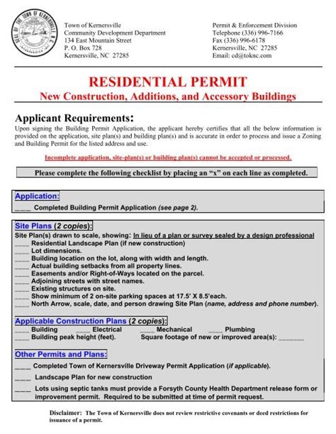 raleigh permits and inspections|Residential Permit Application.